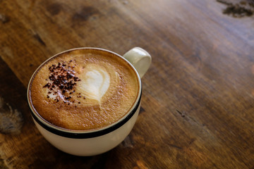 Hot Coffee on Table