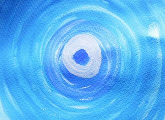 abstract blue evil eye bead background