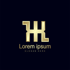 Initial Letter KK Logo Template Vector Design