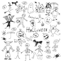 Halloween doodle
