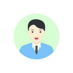 simple illustration of avatar Icon