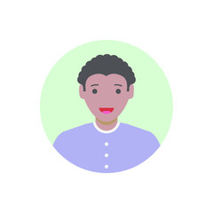 simple illustration of avatar Icon