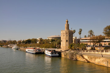 Obraz premium Guadalquivir river in Seville