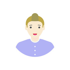 simple illustration of avatar Icon