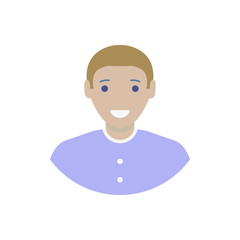 simple illustration of avatar Icon