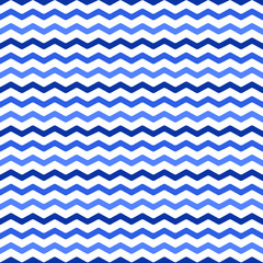 Marine sea waves seamless vector pattern