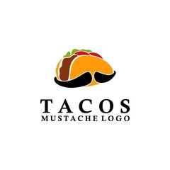 mustache logo vector