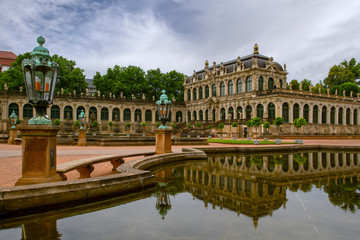 Fototapeta premium DRESDEN, GERMANY. Zwinger art gallery and museum . Zwinger is a museum complex. Saxony, Germany. European travel. 