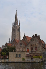 Fototapeta na wymiar Cool spring in Bruges