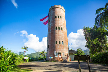 Yokahu Tower in El Yunque Puerto Rico scenic view
