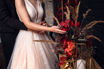 bride with a bouquet