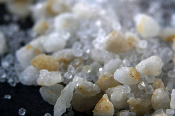Salt product in close up 