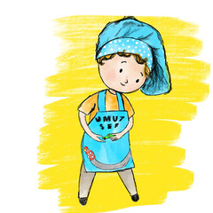 cute cook child