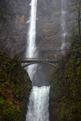 Multnomah Waterfall Oregon United States in the spring 