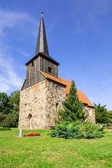 Fototapeta na wymiar Dorfkirche Metzelthin (Wusterhausen/Dosse), Brandenburg, Deutschland