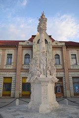 Fototapeta na wymiar Buildings and monuments Tapolca