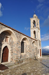 Fototapeta premium The beautiful Orthodox church of Agia Marina Kellaki in Cyprus