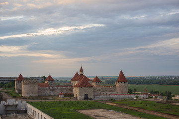 Bender fortress. An architectural monument of Eastern Europe. The Ottoman citadel. Moldova.