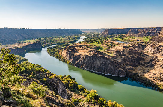 Snake River Canyon bei Twin Falls Idaho USA