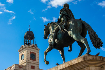 Fototapeta na wymiar Puerta de Sol, Madrid