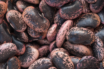 Group of pinky black beans