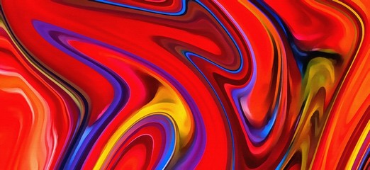 Obraz premium Creative painting pictorial art. Colorful wallpaper in modern style. Abstract texture background. Digital artwork for graphic design or prints on canvas. Stock. Can be used as conceptual pattern.