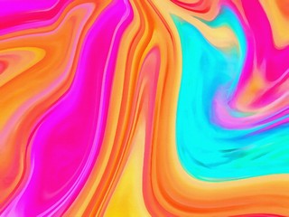 Creative painting pictorial art. Colorful wallpaper in modern style. Abstract texture background. Digital artwork for graphic design or prints on canvas. Stock. Can be used as conceptual pattern.