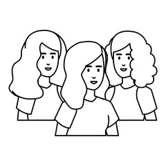 group of women characters