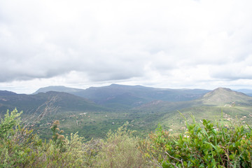 Fototapeta premium view of mountains