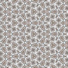 Abstract fractal geometric pattern, computer-generated illustration.