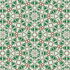 Abstract fractal geometric pattern, computer-generated illustration.