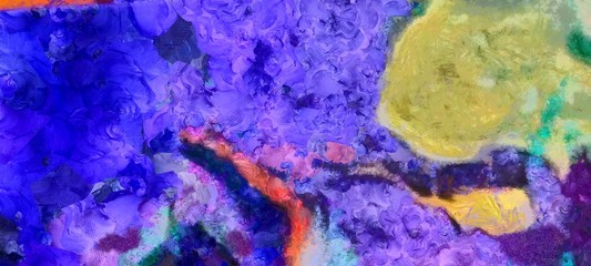 Creative abstract painting background in oil. Textured brush strokes of paint. Colorful design pattern. Artistic drawing grunge texture. Watercolor mixed fine art template for decoration. Vintage.