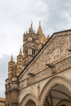 Palermo Cathedral (Metropolitan Cathedral of the Assumption of Virgin Mary) in Palermo, Sicily, Italy