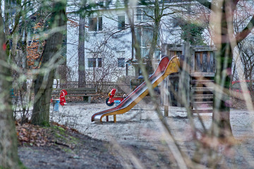 Playground in Winter