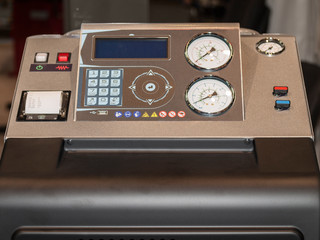 New filling station for automobile air conditioners equipment for car, repair climate systems...