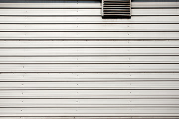 white ribbed metal texture