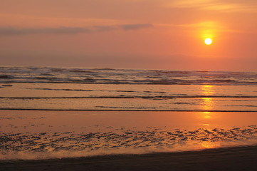 Yellow Pacific Sunset