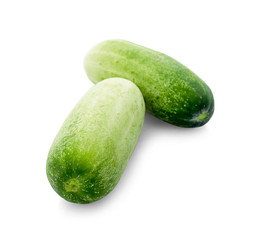Cucumber isolated on white background