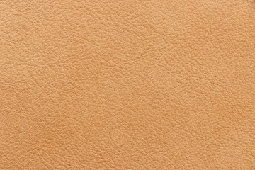 The texture of genuine leather beige colour. Material of animal origin. Close-up.