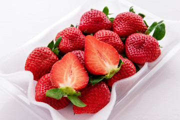 イチゴの写真素材