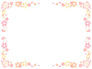 桜の花のフレーム
