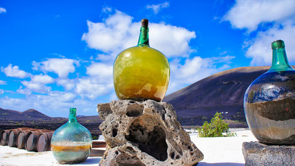 Famous Lanzarote bodegas and wineries © eskystudio