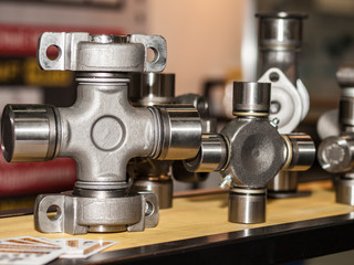 Details of the propeller shaft of the car