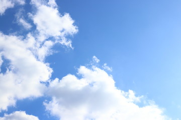 青空と白い雲