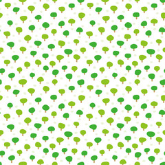 Tree background. Seamless pattern.Vector. 木々のパターン