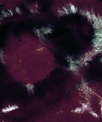 Wild and vibrant abstract watercolor or ink painting on grunge paper texture.