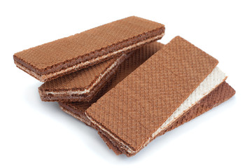 Brown wafer closeup