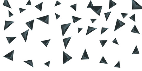 Triangular background. Abstract composition of 3d triangles. © niko180180