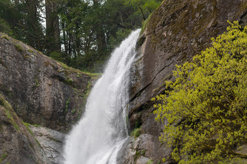 Golden Falls at Golden and Silver Falls State Natural Area, Oregon, USA