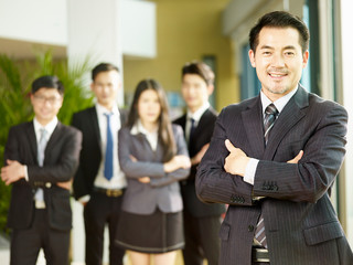 portrait of asian corporate executive